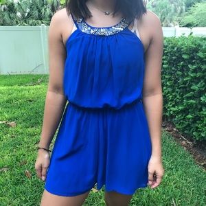 Blue romper